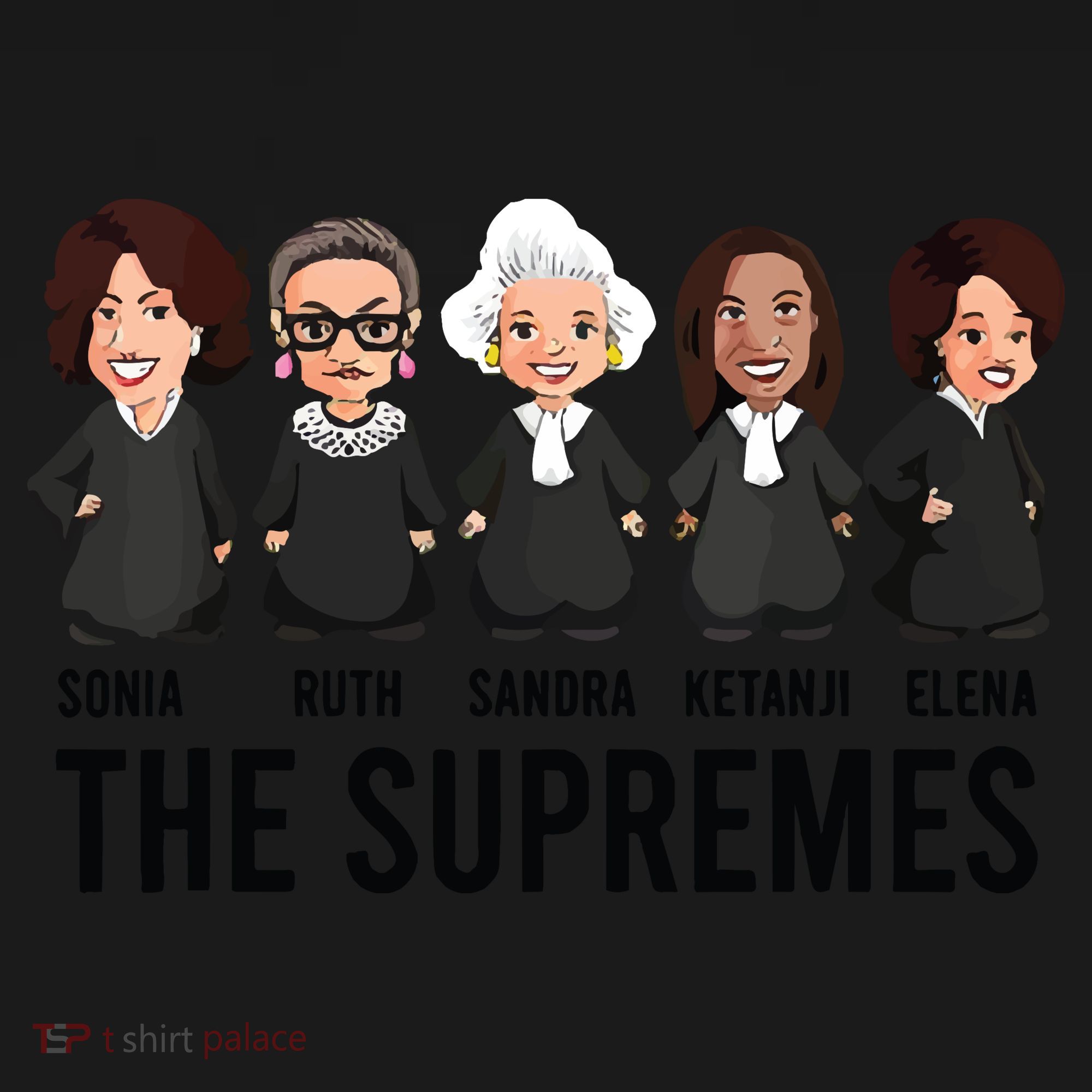The Supremes Ketanji Brown Jackson Rbg Sotomayor Cute Toddler Hoodie