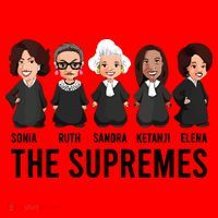 The Supremes Ketanji Brown Jackson Rbg Sotomayor Cute Santa Hat thumb 1