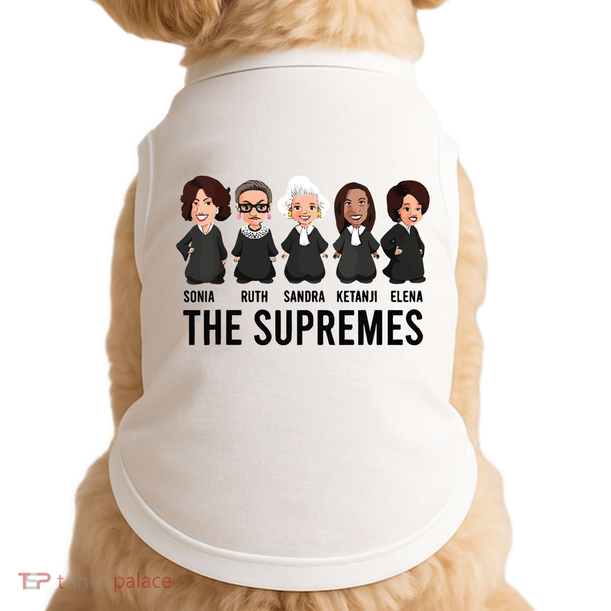 The Supremes Ketanji Brown Jackson Rbg Sotomayor Cute Doggie Tank