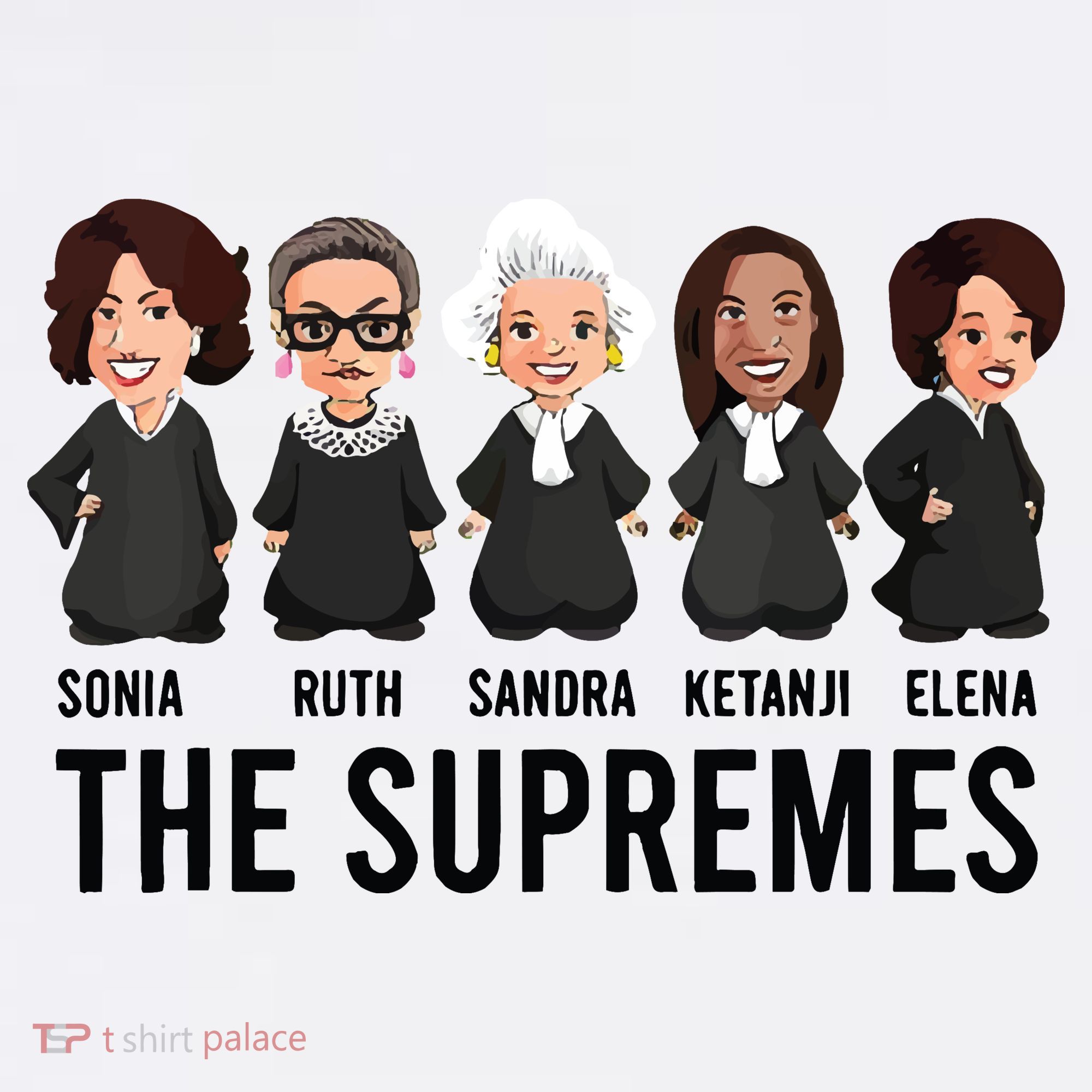 The Supremes Ketanji Brown Jackson Rbg Sotomayor Cute T-Shirt