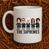 The Supremes Ketanji Brown Jackson Rbg Sotomayor Cute Coffee Mug thumb 2