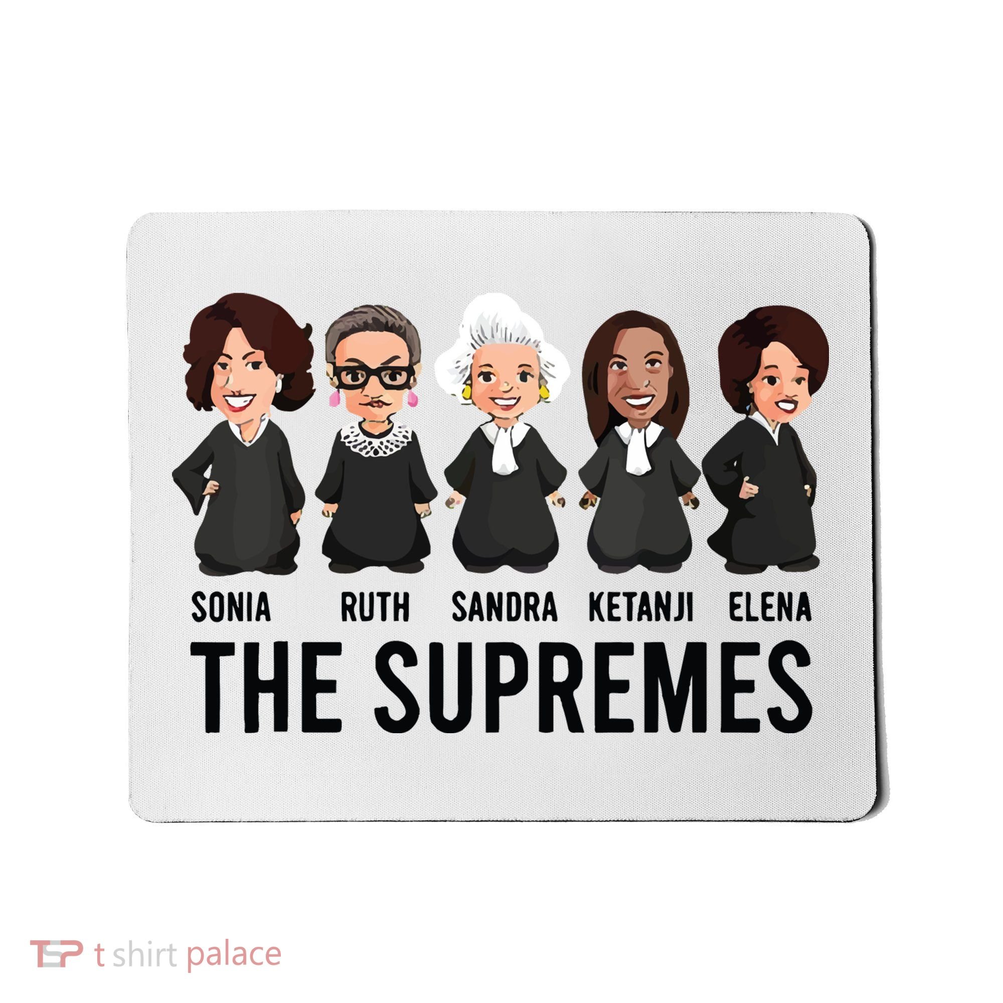 The Supremes Ketanji Brown Jackson Rbg Sotomayor Cute Mousepad