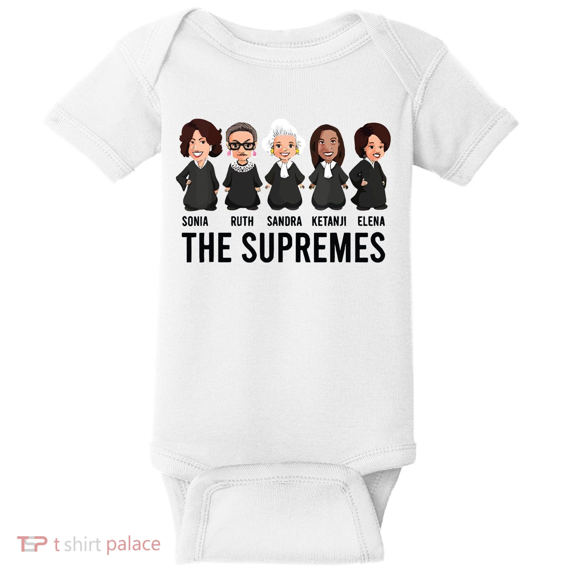 The Supremes Ketanji Brown Jackson Rbg Sotomayor Cute Baby Bodysuit