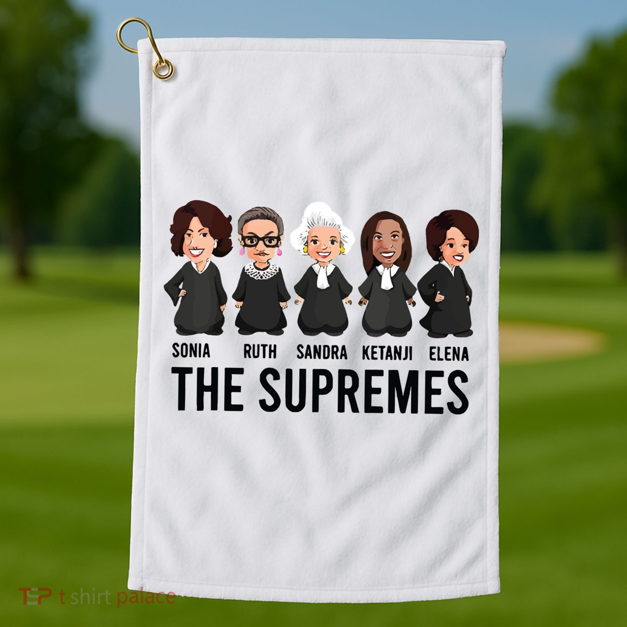 The Supremes Ketanji Brown Jackson Rbg Sotomayor Cute Golf Towel
