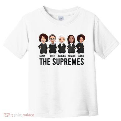 The Supremes Ketanji Brown Jackson Rbg Sotomayor Cute Toddler T-Shirt