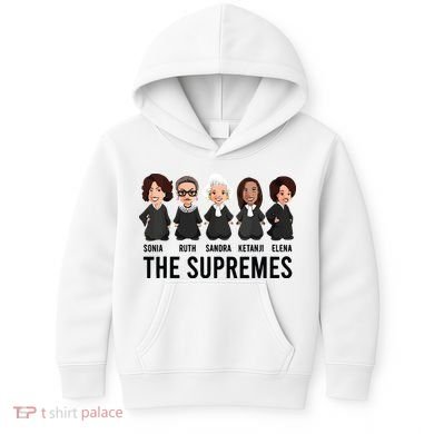 The Supremes Ketanji Brown Jackson Rbg Sotomayor Cute Kids Hoodie