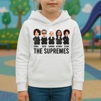 The Supremes Ketanji Brown Jackson Rbg Sotomayor Cute Kids Hoodie thumb 3