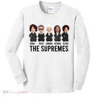 The Supremes Ketanji Brown Jackson Rbg Sotomayor Cute Kids Long Sleeve Shirt thumb 0