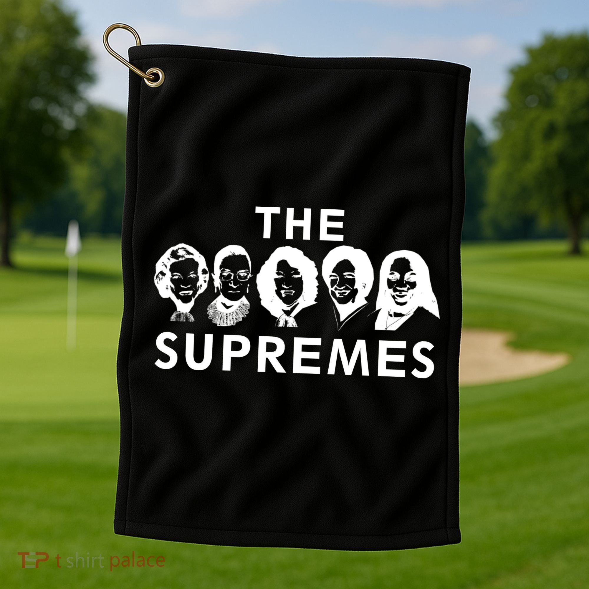 The Supremes Ketanji Brown Jackson SCOTUS RBG Supreme Court Golf Towel