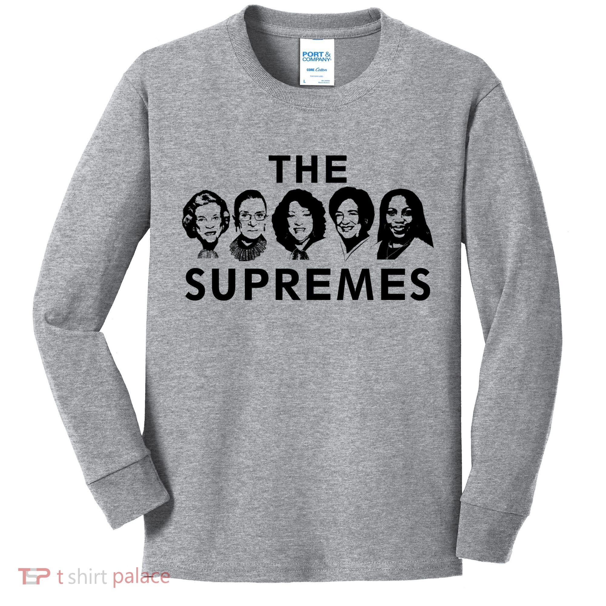 The Supremes Ketanji Brown Jackson SCOTUS RBG Supreme Court Kids Long Sleeve Shirt
