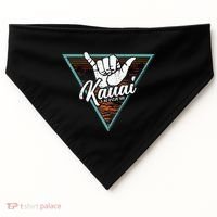 Tropical Shaka Kauai Hawaii Kauai Hi USA-Made Doggie Bandana thumb 0