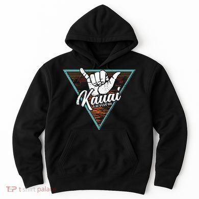 Tropical Shaka Kauai Hawaii Kauai Hi Hoodie