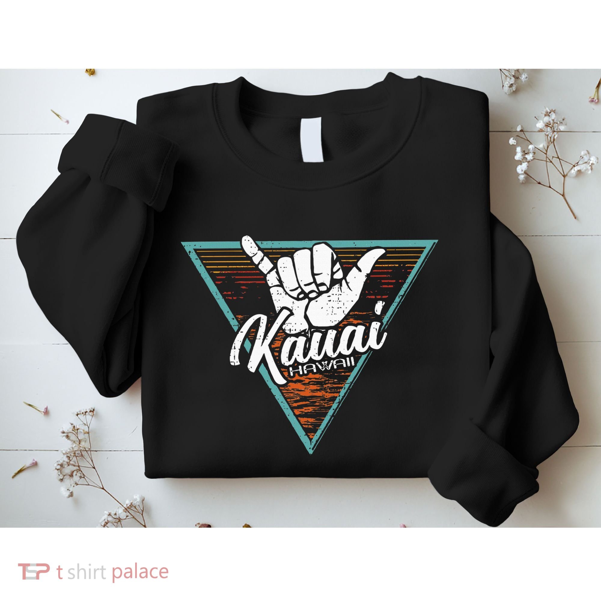 Tropical Shaka Kauai Hawaii Kauai Hi Sweatshirt