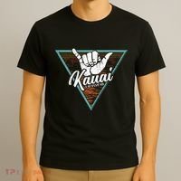 Tropical Shaka Kauai Hawaii Kauai Hi T-Shirt thumb 3