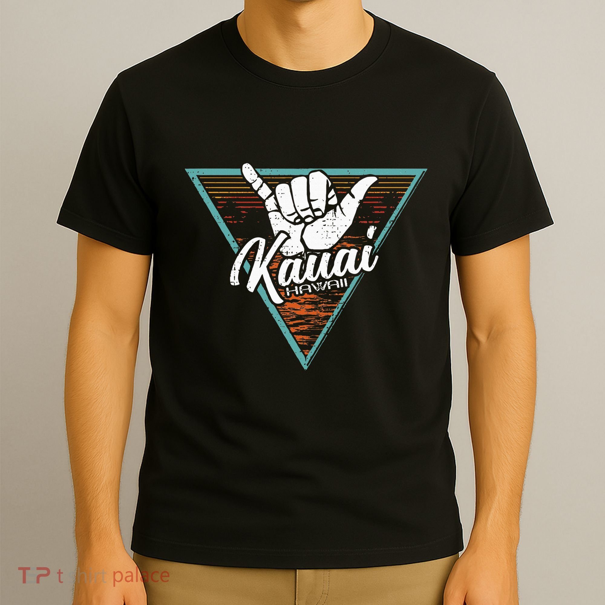 Tropical Shaka Kauai Hawaii Kauai Hi T-Shirt