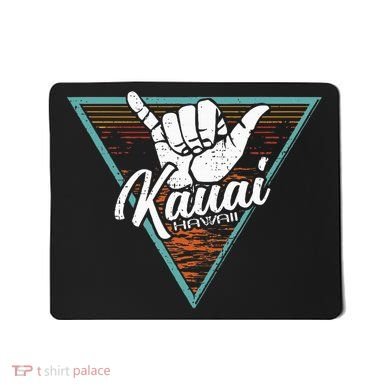 Tropical Shaka Kauai Hawaii Kauai Hi Mousepad