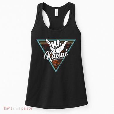 Tropical Shaka Kauai Hawaii Kauai Hi Women's Tank Top