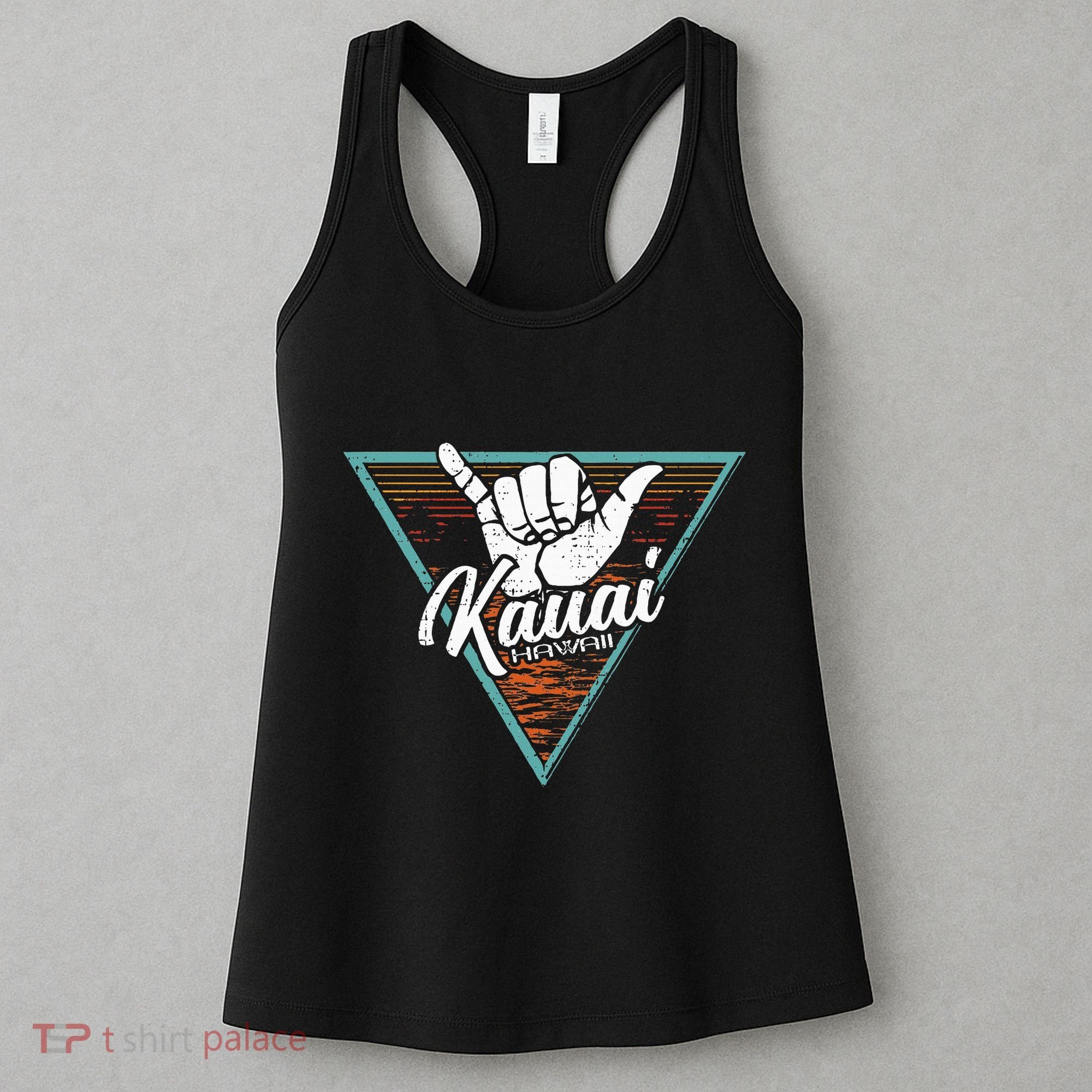 Tropical Shaka Kauai Hawaii Kauai Hi Women's Tank Top