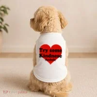 Try Some Kindness Asshole Heart Doggie Tank thumb 2