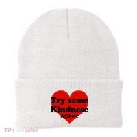 Try Some Kindness Asshole Heart Beanie thumb 0