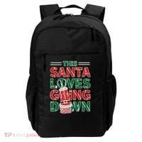 This Santa Loves Going Down Funny Backpack thumb 0