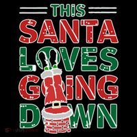 This Santa Loves Going Down Funny Toddler Hoodie thumb 2