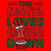 This Santa Loves Going Down Funny Santa Hat thumb 1