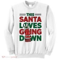 This Santa Loves Going Down Funny Sweatshirt thumb 0