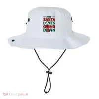 This Santa Loves Going Down Funny Bucket Hat thumb 0