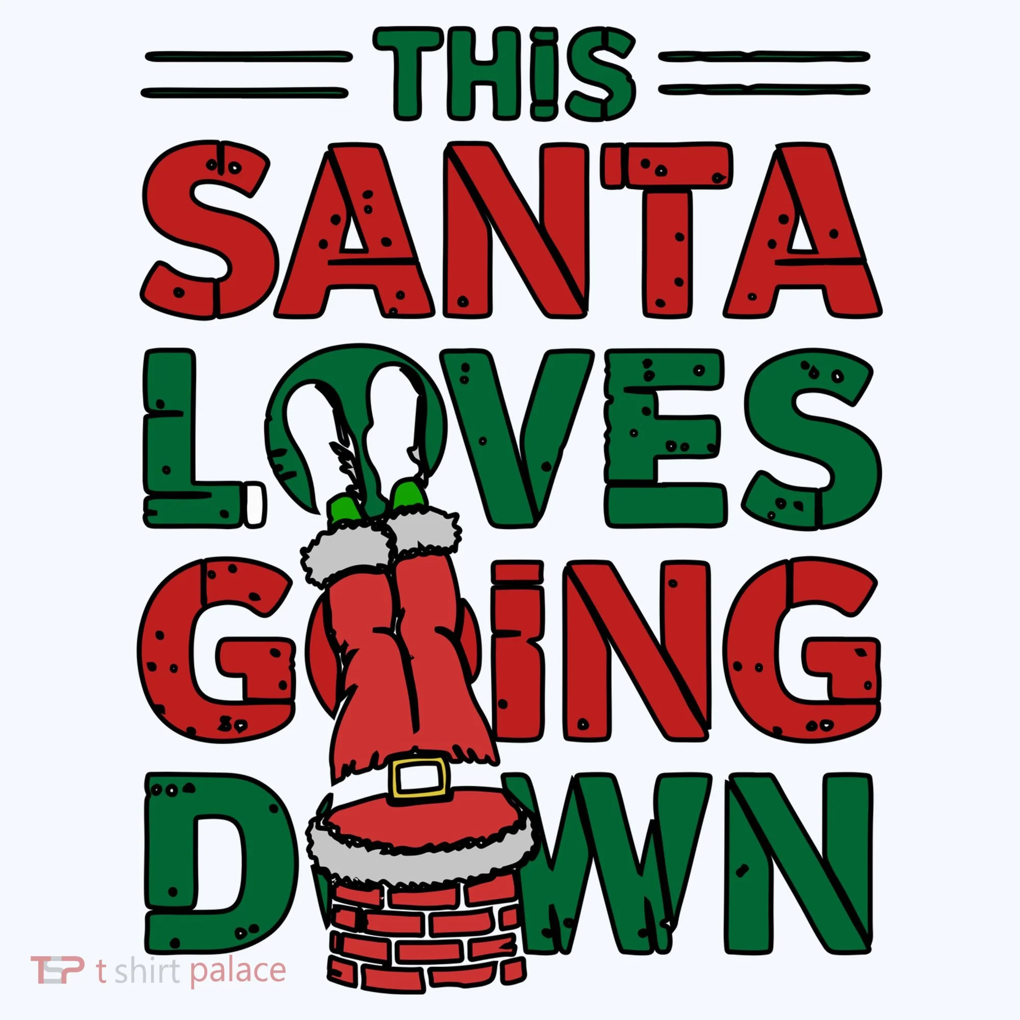 This Santa Loves Going Down Funny Coffee Mug