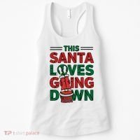 This Santa Loves Going Down Funny Women's Tank Top thumb 0
