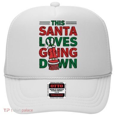 This Santa Loves Going Down Funny Hat