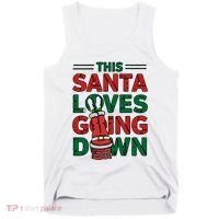 This Santa Loves Going Down Funny Tank Top thumb 0