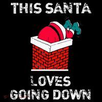 This Santa Loves Going Down Funny Christmas Women's Hoodie thumb 2