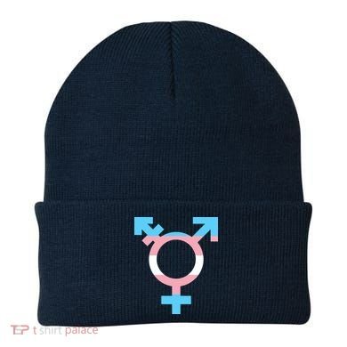 Transgender Sign Logo Flag Pride Month Beanie