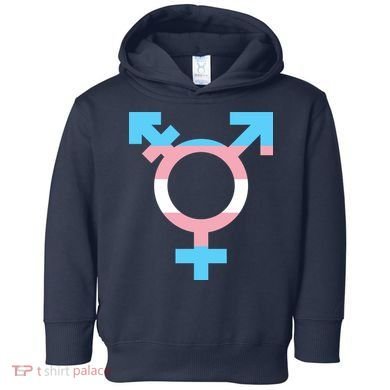 Transgender Sign Logo Flag Pride Month Toddler Hoodie