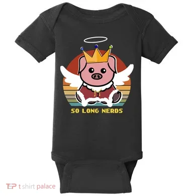 Techno So Long Nerds Baby Bodysuit