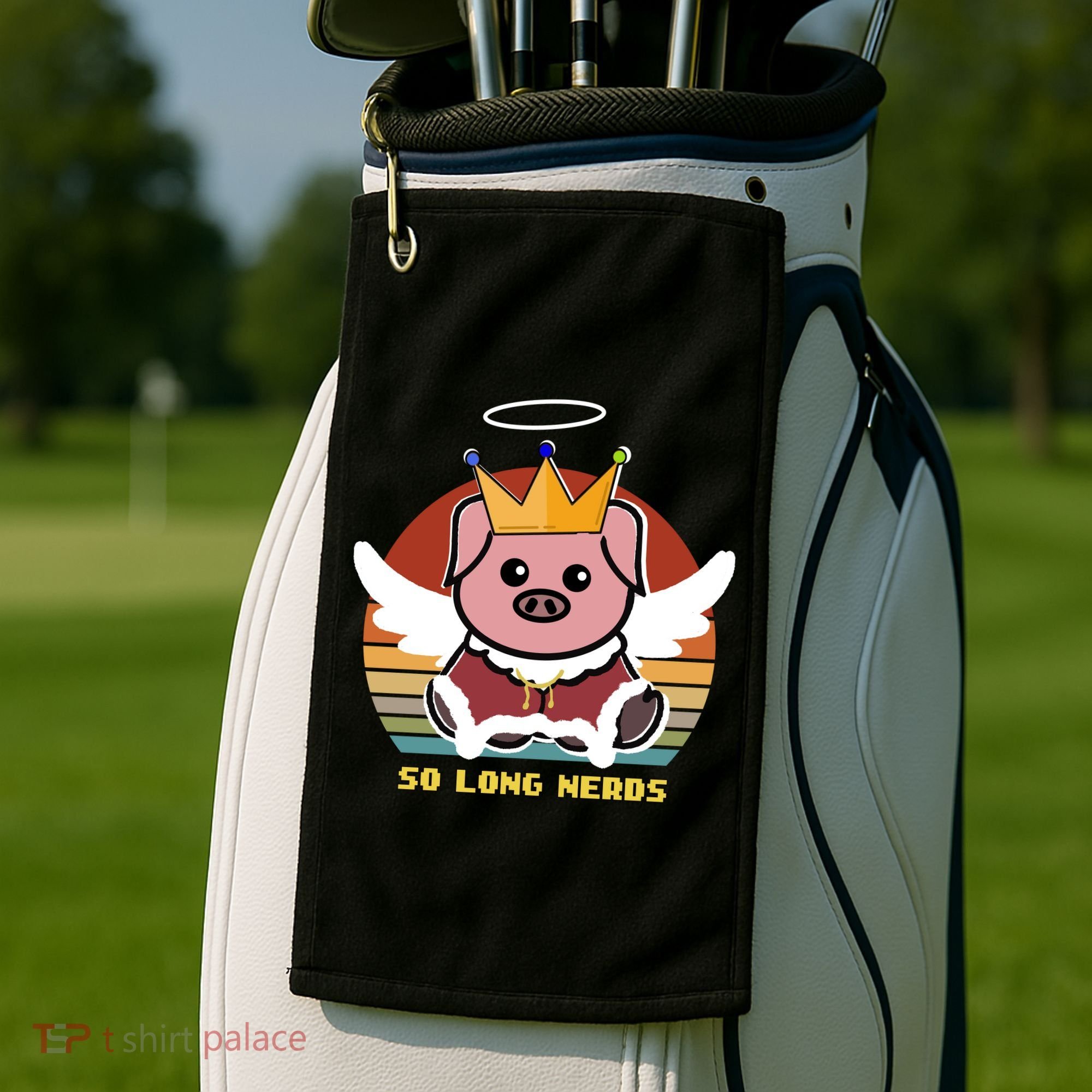 Techno So Long Nerds Golf Towel