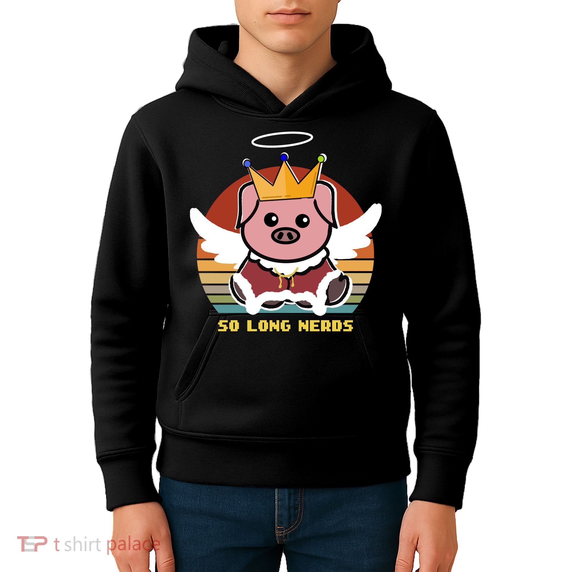 Techno So Long Nerds Kids Hoodie