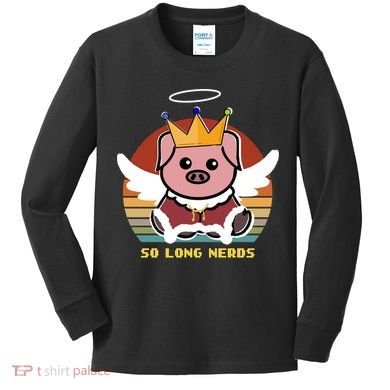 Techno So Long Nerds Kids Long Sleeve Shirt