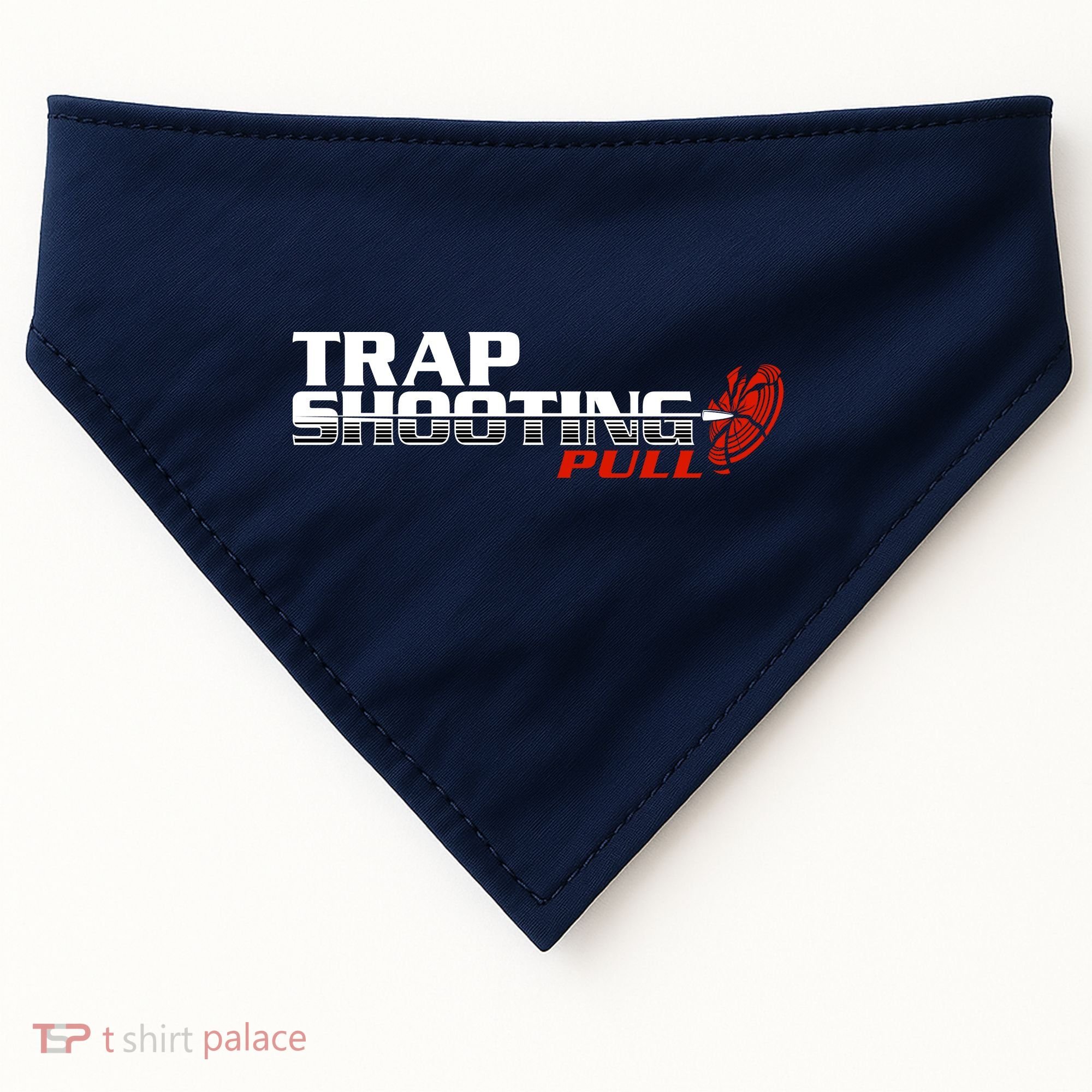 Trap Shooting Logo USA-Made Doggie Bandana