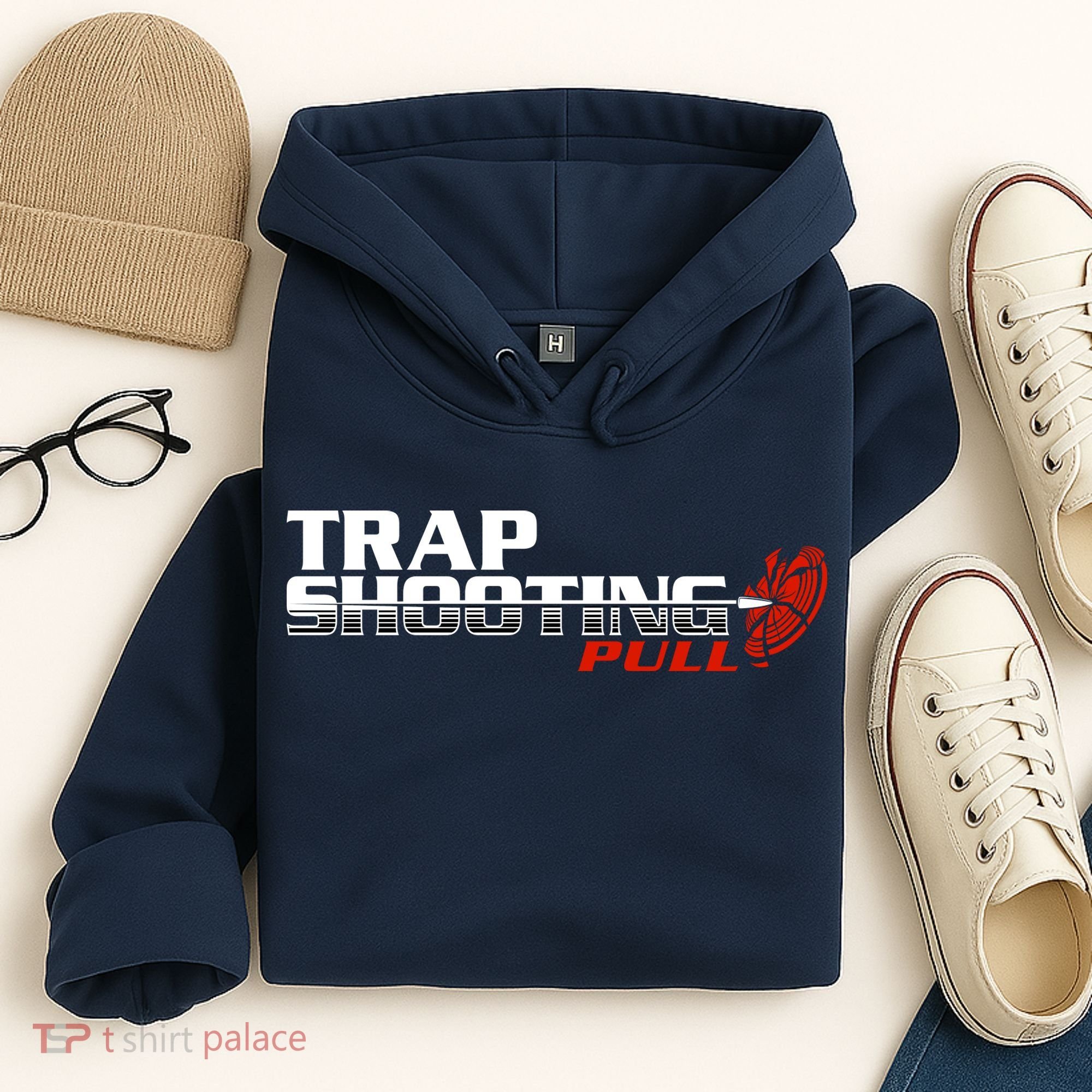 Trap Shooting Logo Hoodie