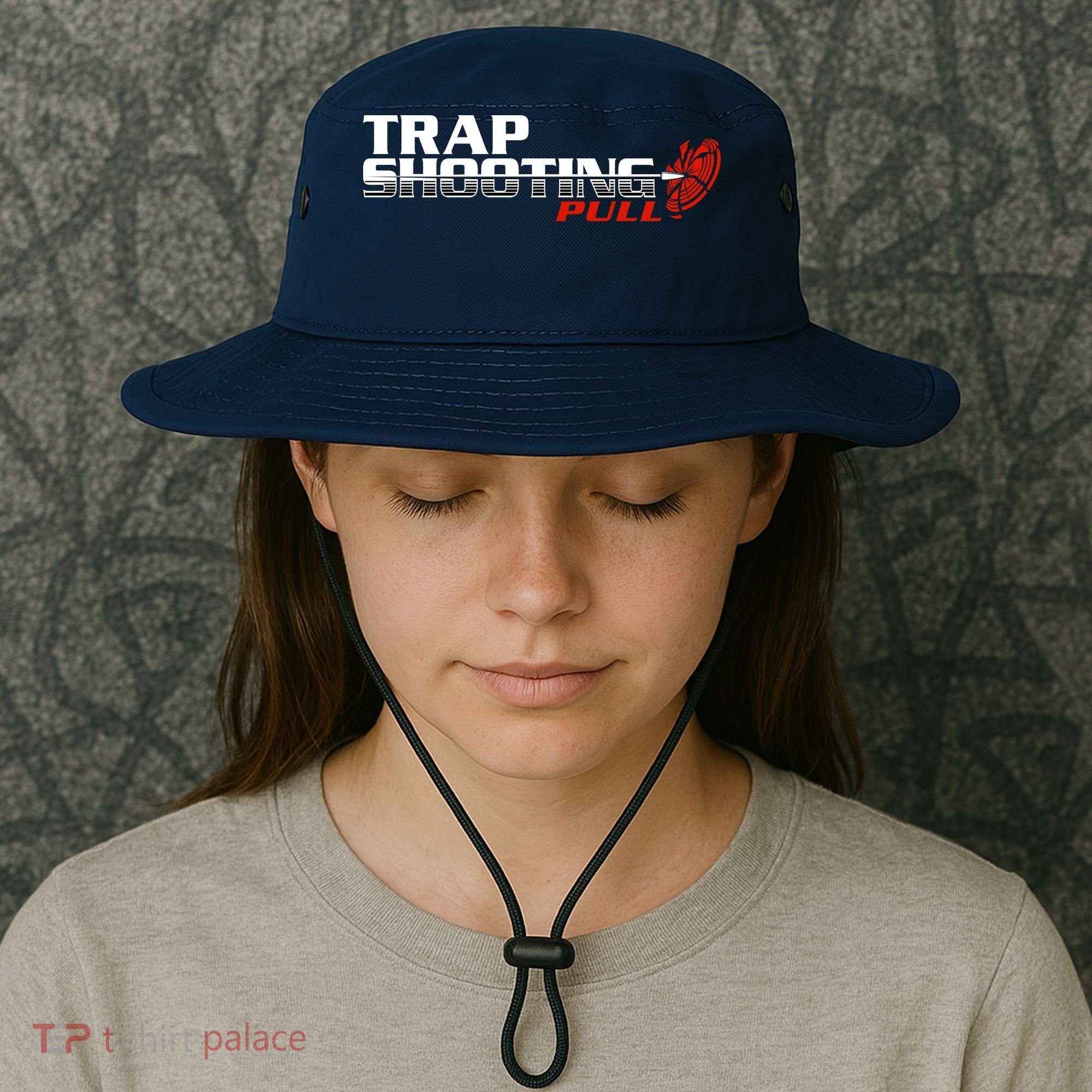 Trap Shooting Logo Bucket Hat