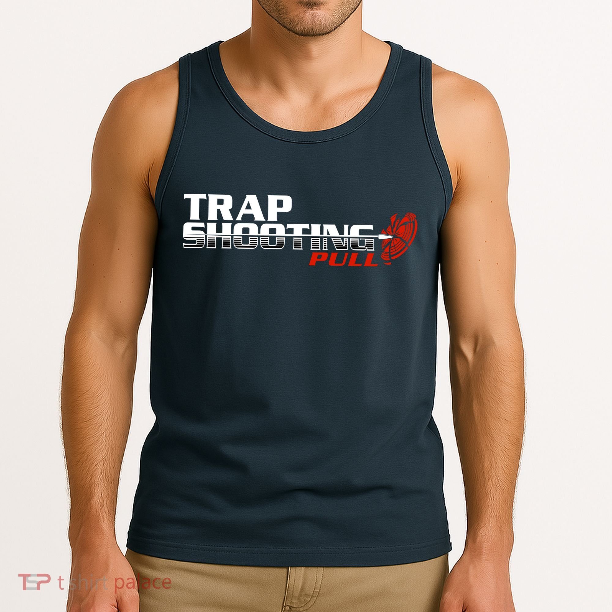 Trap Shooting Logo Tank Top