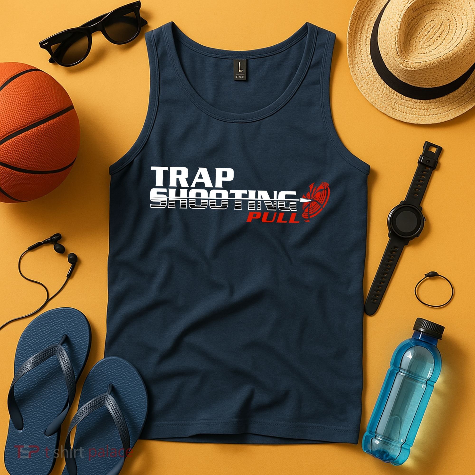Trap Shooting Logo Tank Top