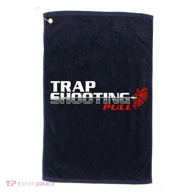Trap Shooting Logo Golf Towel