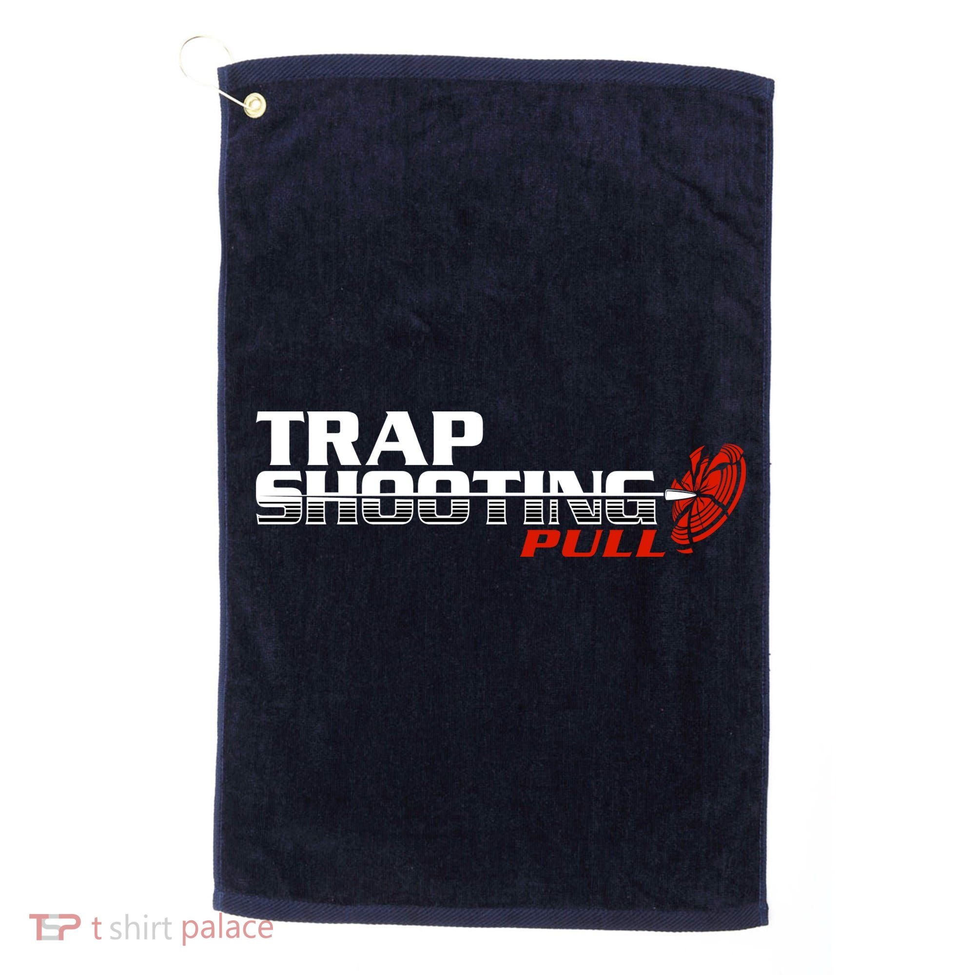 Trap Shooting Logo Golf Towel