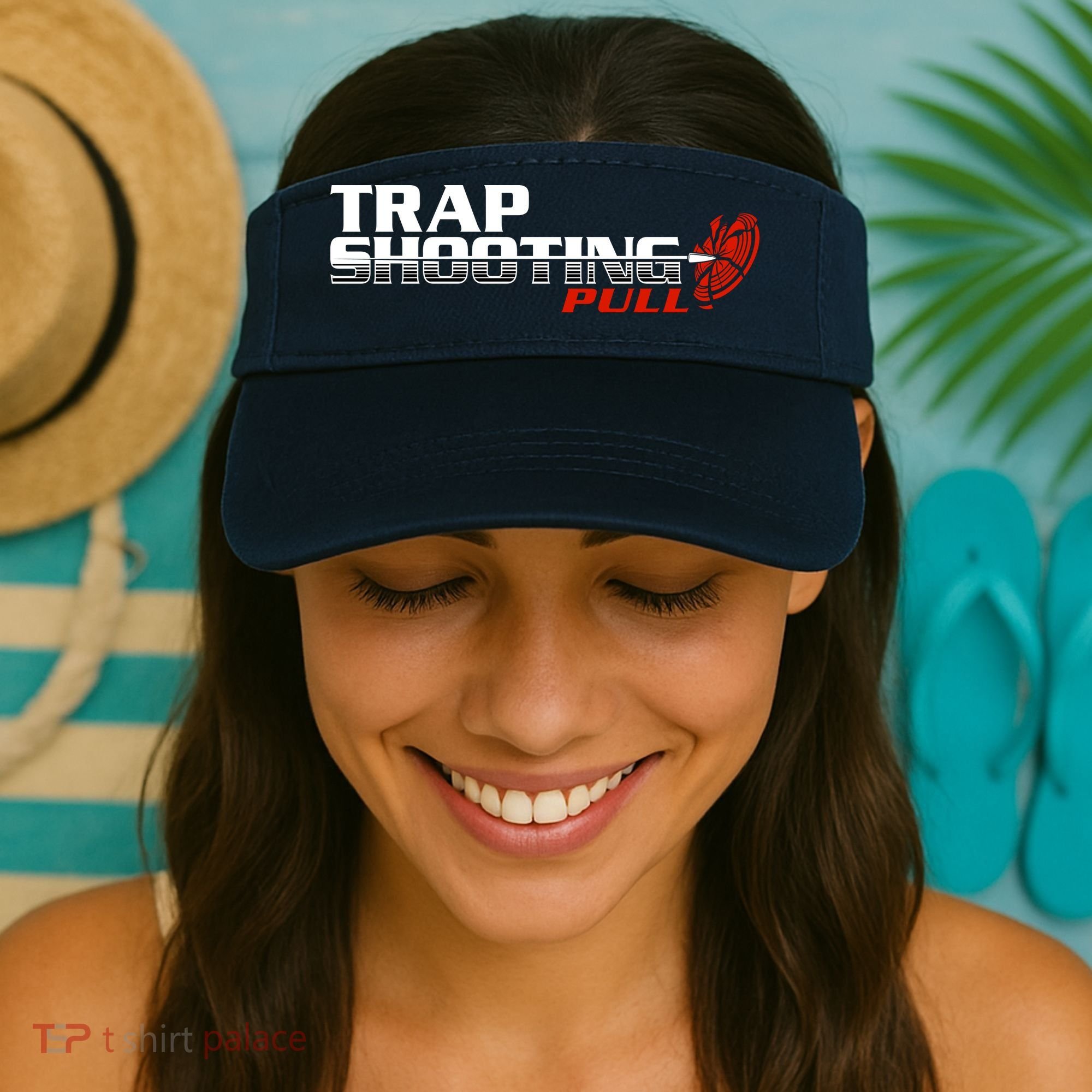 Trap Shooting Logo Visor
