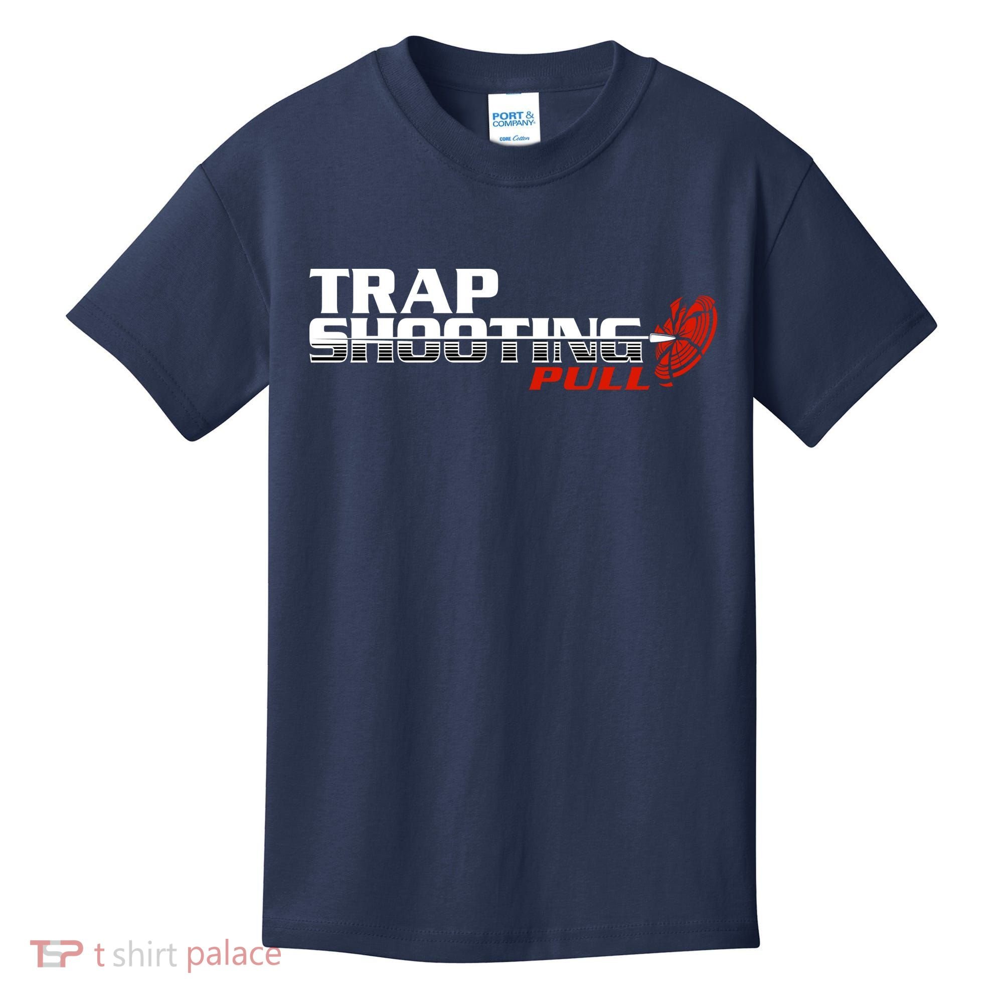 Trap Shooting Logo Kids T-Shirt
