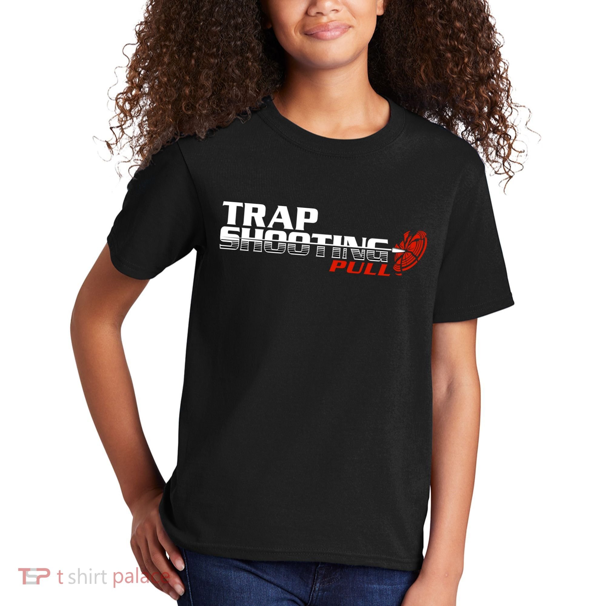 Trap Shooting Logo Kids T-Shirt